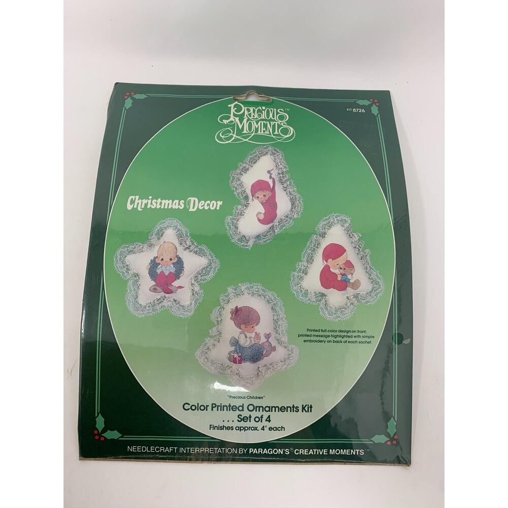 Precious Moments Needlecraft Ornaments Kit NEW in package.